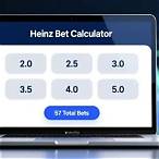 heinz bet calculator